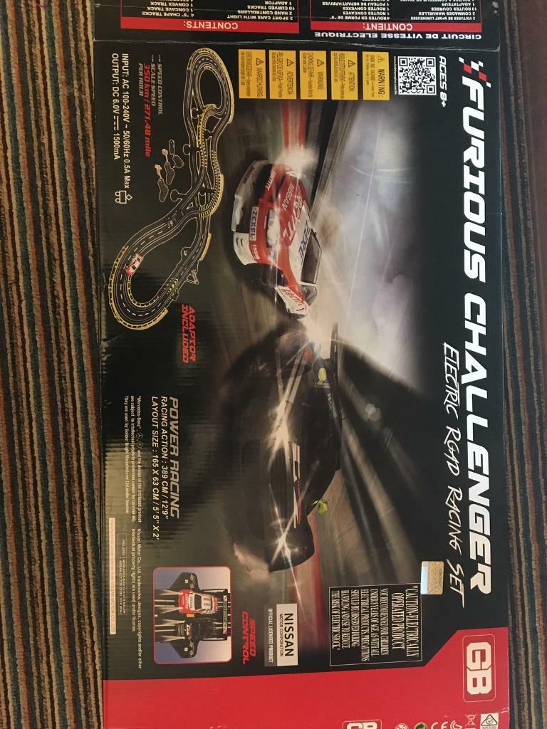 furious challenger electric road racing set
